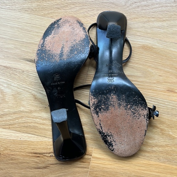 Vía Spiga Slingback sandals. Size 7 1/2. Black. - Picture 4 of 4